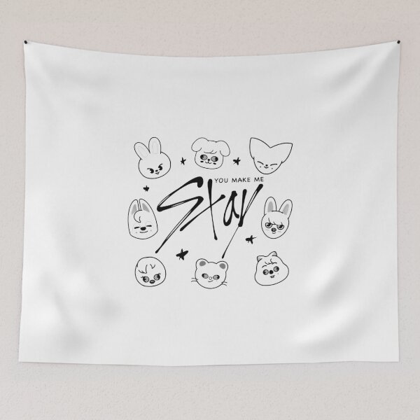 Item preview, You make Stray Kids Stay SKZOO ot8 bang chan lee know changbin hyunjin han felix seungmin IN kpop SKZ 3racha Korean boy group poster divine 5 star designed and sold by Kpop-Noona.
