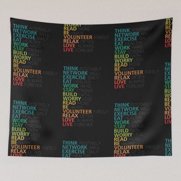 Item preview, Think Positively Quote pattern designed and sold by artbundleindia.