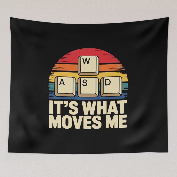 Item preview, Retro WASD Keyboard Gamer Sunset Funny PC Gaming designed and sold by FGTV2021.