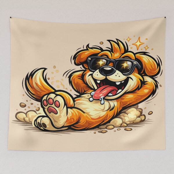 Item preview, Weekend Mood Relaxed Dog  designed and sold by UnicornDreamers.
