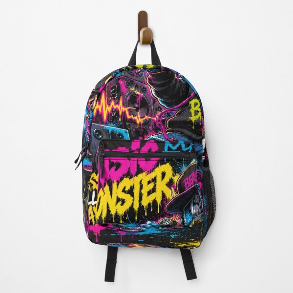 Item preview, Bass Monster Graffiti Tee | Neon Music Streetwear designed and sold by Golden Era Studio.