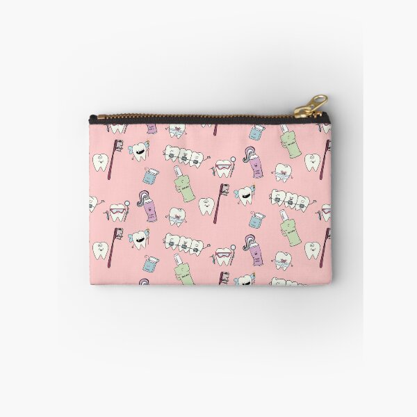 Item preview, Cute Tooth Characters Pattern - Dental Care Kids Sticker Set, Dentist Gift, Oral Hygiene Cartoon designed and sold by karolaart.