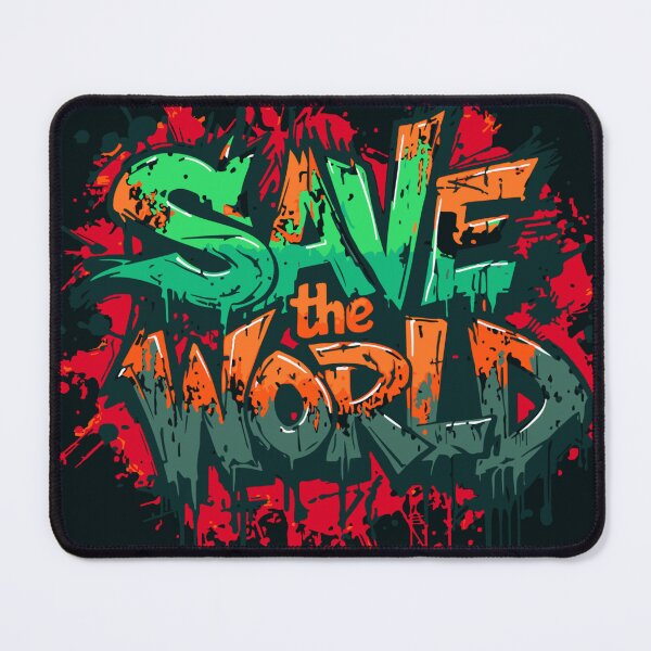 Item preview, Save the World – Urban Art designed and sold by typoinspired.