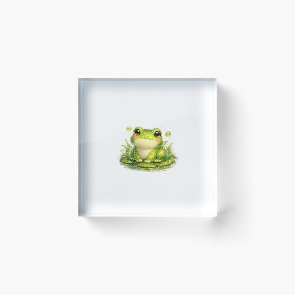 Item preview, Happy Little Frog Artwork designed and sold by Ishratparween11.