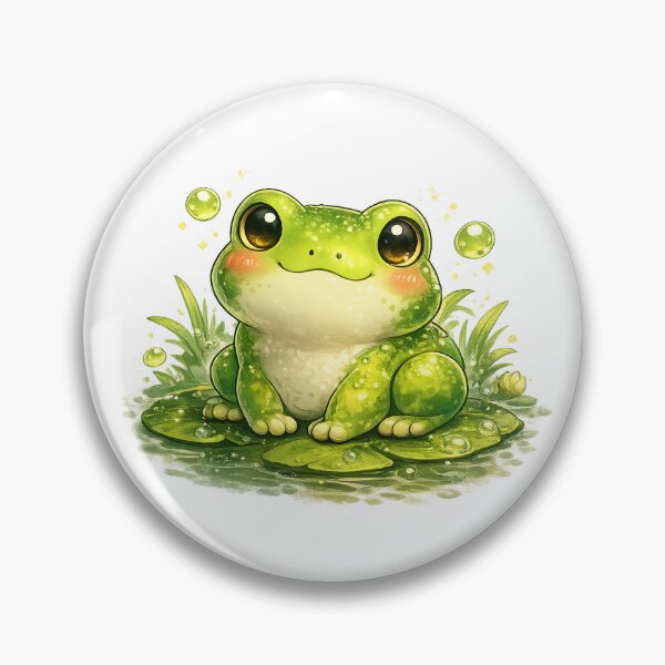 Item preview, Happy Little Frog Artwork designed and sold by Ishratparween11.