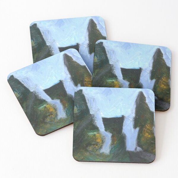 Item preview, "Green figures in blue" designed and sold by JerzyCzechon.