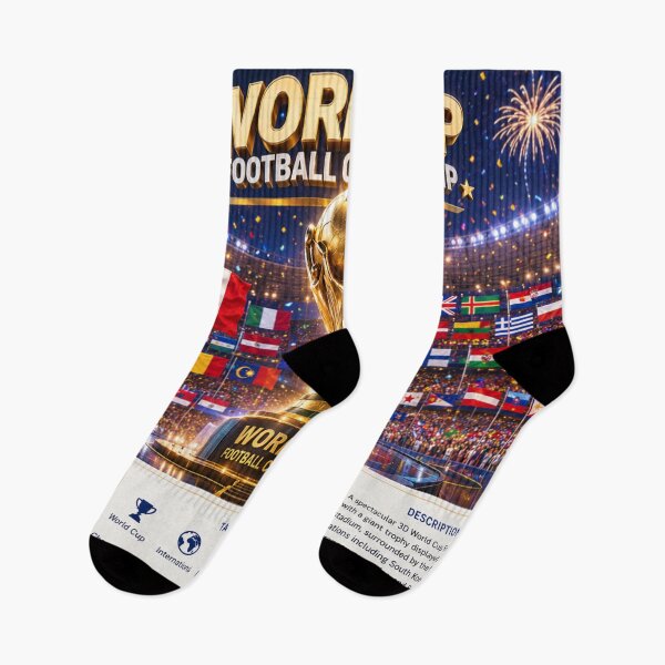 Item preview,  Global Soccer Celebration 2026 – United Nations 3D Festival  Label  designed and sold by PaintMeWorld.