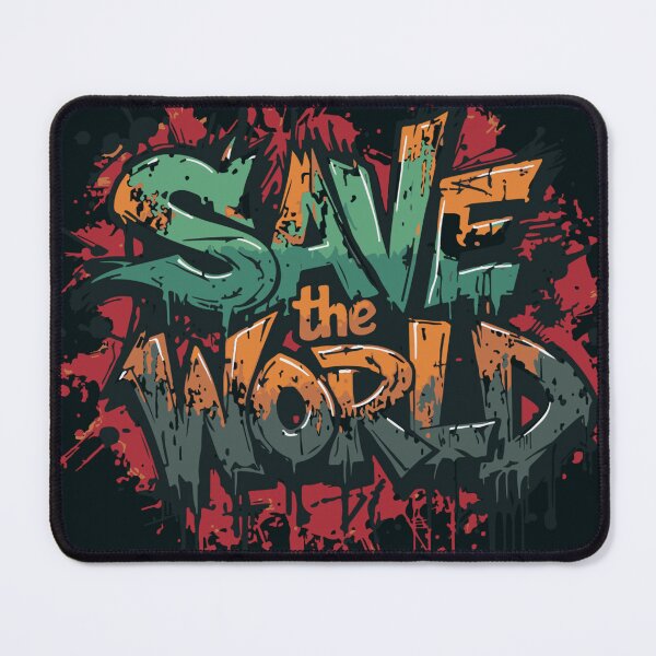 Item preview, Save the World – Street Art designed and sold by typoinspired.