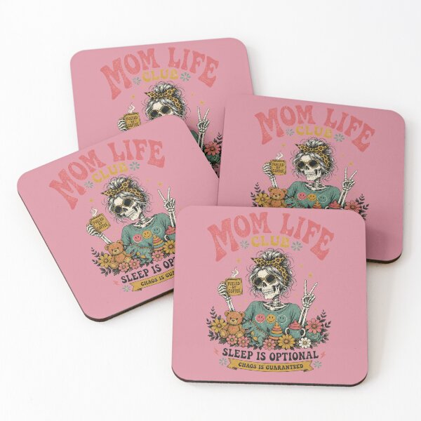 Item preview, Mom Life Club Funny Mom Skeleton Quote designed and sold by bosamji.