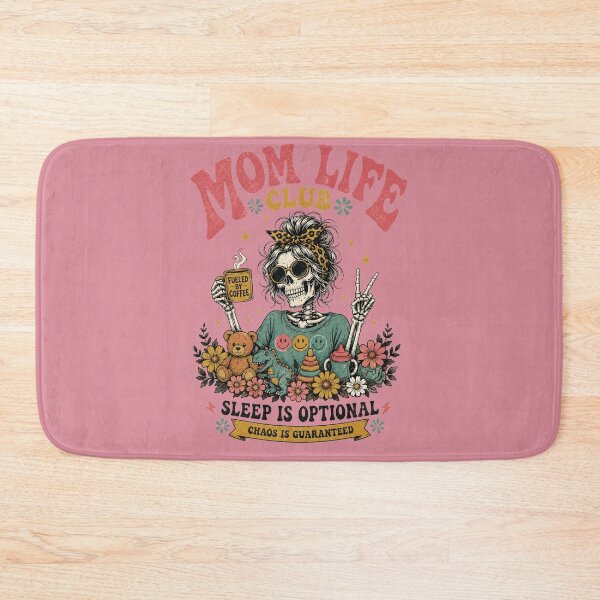 Item preview, Mom Life Club Funny Mom Skeleton Quote designed and sold by bosamji.
