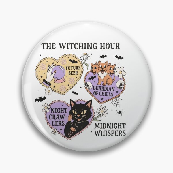 Item preview, The Witching Hour Mystical Witchy Black Cat Design designed and sold by PeplumiArt.