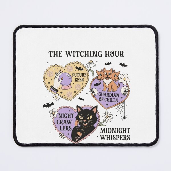 Item preview, The Witching Hour Mystical Witchy Black Cat Design designed and sold by PeplumiArt.