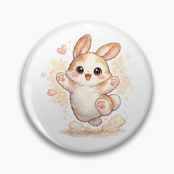 Item preview, Sweet Pastel Bunny Chibi Animal Design designed and sold by ajamzbox.