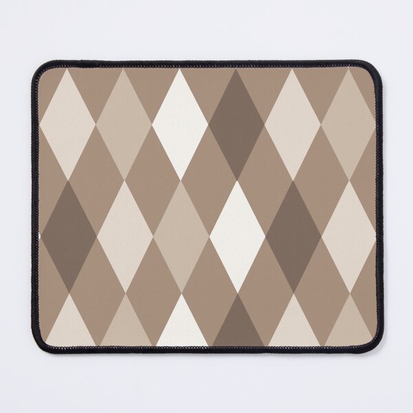 Item preview, Neutral Earthy Tone Harlequin Diamonds Design 2 designed and sold by PatternTitan.