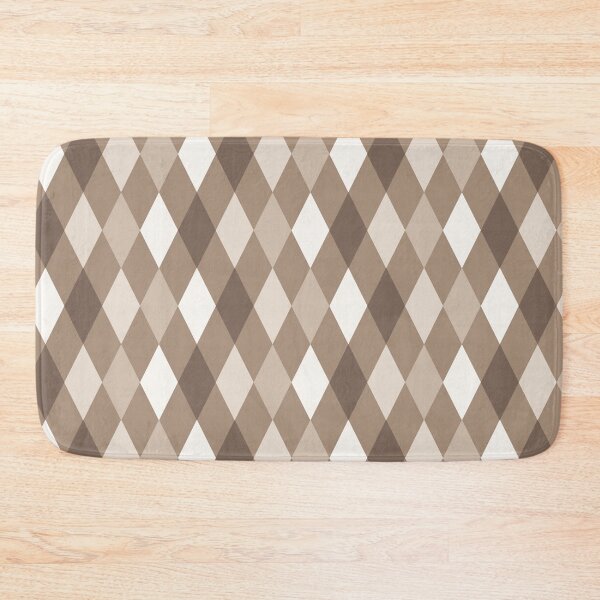 Item preview, Neutral Earthy Tone Harlequin Diamonds Design 2 designed and sold by PatternTitan.