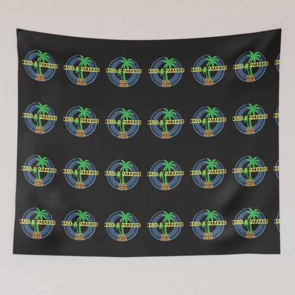 Item preview, Back2Paradise logo island design designed and sold by B-NoteSounds.