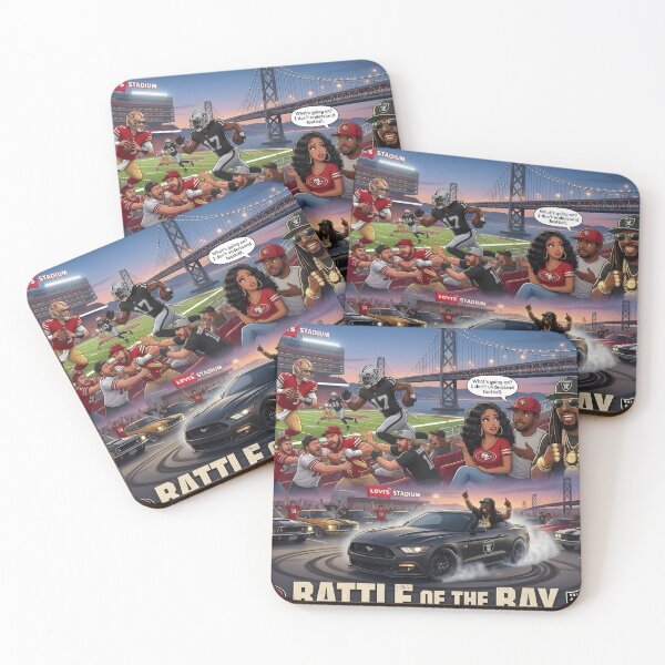 Item preview, 49ers versus Raiders Battle of the bay designed and sold by Ace Cotton.