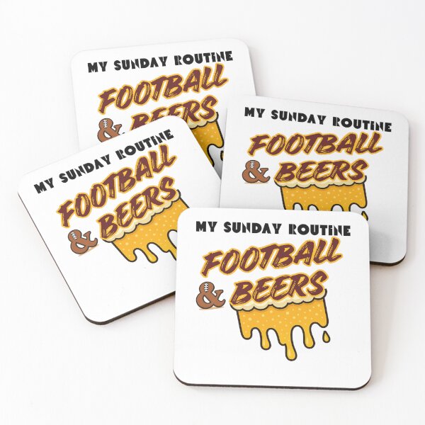 Item preview, Washington Commanders Sunday Football & Beers designed and sold by ThatFootball12.