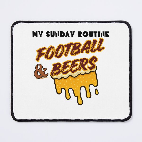 Item preview, Washington Commanders Sunday Football & Beers designed and sold by ThatFootball12.
