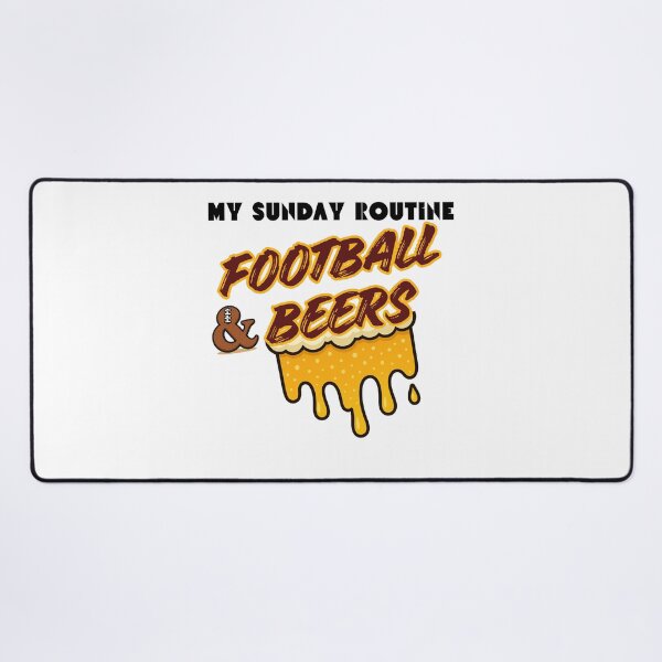 Item preview, Washington Commanders Sunday Football & Beers designed and sold by ThatFootball12.
