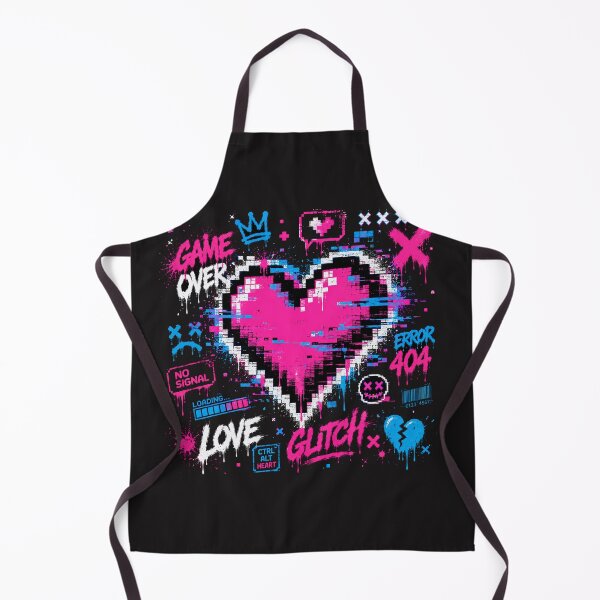 Item preview, Pixel Heart Glitch Graffiti Shirt | Cyber Streetwear designed and sold by Golden Era Studio.