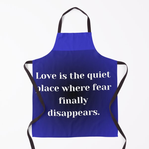 Item preview, Love Is the Quiet Place Where Fear Finally Disappears Typography Quote designed and sold by VariusDesigns.