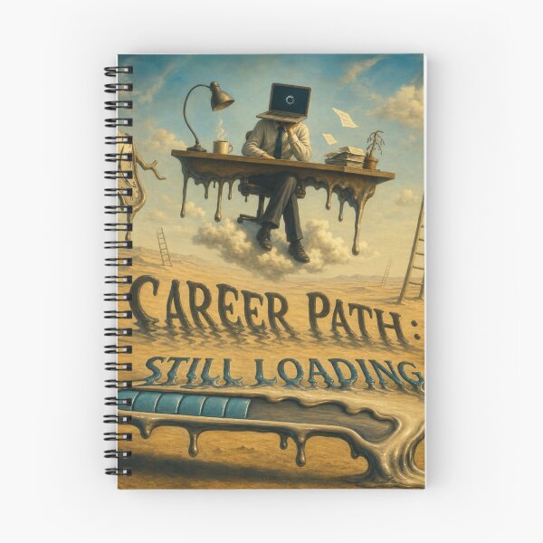 Item preview, Still Loading (Surreal Dalí‑Style Corporate Dream)   designed and sold by Peace Frog SEA.
