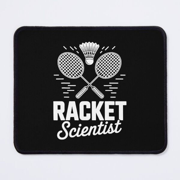 Item preview, Racket Scientist Funny Badminton Humor Retro Sports designed and sold by allistermariam.