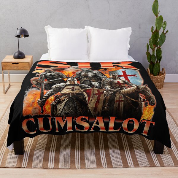 Item preview, Sir Cumsalot Funny Medieval Knight Parody Vintage Crusader designed and sold by Masonixem.