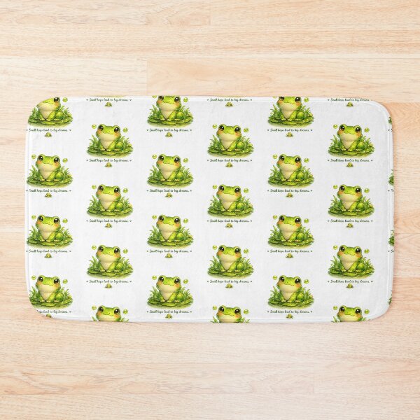 Item preview, Small Hops Big Dreams Frog Sticker designed and sold by Ishratparween11.