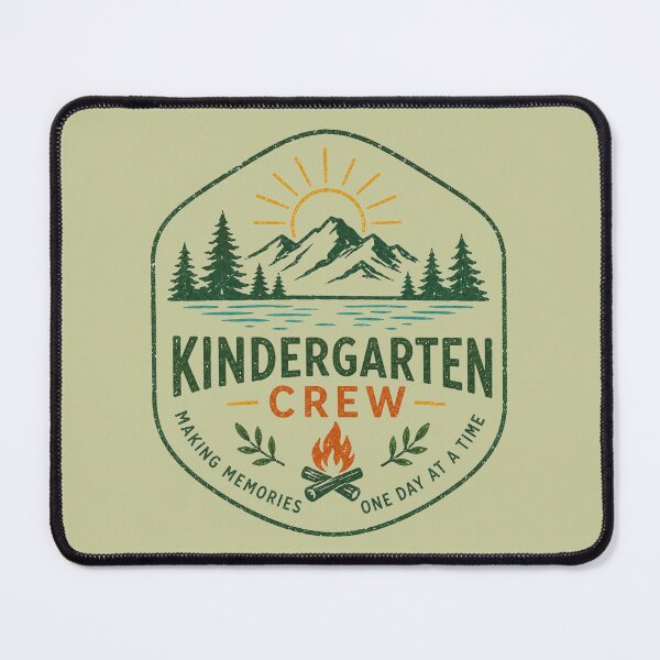 Item preview, Kindergarten Crew Camp Badge Teacher Appreciation Nature designed and sold by bosamji.