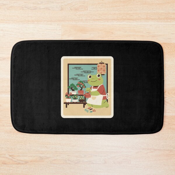 Item preview, Cute Gardening Frog Retro Japanese Style Cozy Plant Lover designed and sold by JordynLadukeg65.