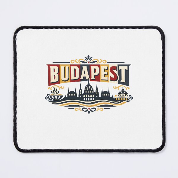 Item preview, Budapest Retro Travel Tee | Vintage Graphic Shirt designed and sold by SJarts Creative Studio.