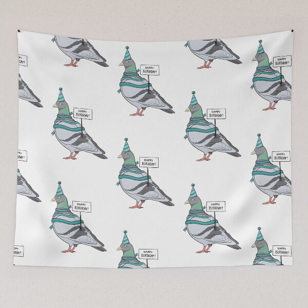 Item preview, Happy Birthday Pigeon designed and sold by Rae Smitty.