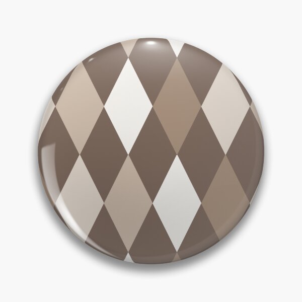 Item preview, Neutral Earthy Tone Harlequin Diamonds Design 3 designed and sold by PatternTitan.