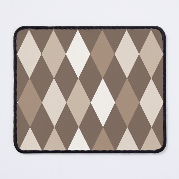 Item preview, Neutral Earthy Tone Harlequin Diamonds Design 3 designed and sold by PatternTitan.