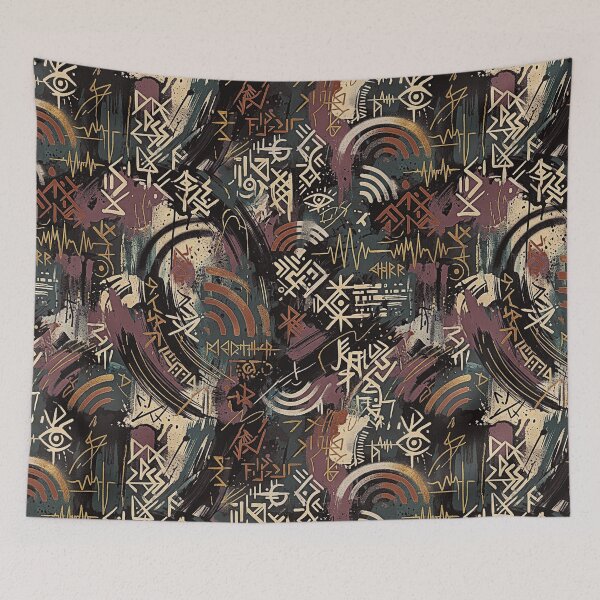 Item preview, Cryptic Messages 2, abstract pattern, fragmented art, abstract geometry designed and sold by ColdStarfish.