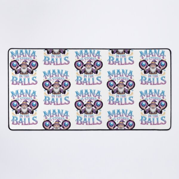 Item preview, Mana Is Stored in the Balls – Funny RPG Wizard Meme designed and sold by SEBANOX.