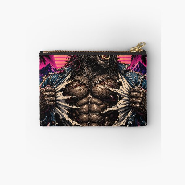 Item preview, Werewolf Ripping Shirt Retro Horror Art | Night Beast Vaporwave Wolf Transformation Design designed and sold by The Confluence.