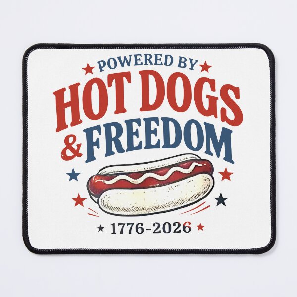 Item preview, Powered By Hot Dogs & Freedom 1776-2026 designed and sold by kennedy-brook.