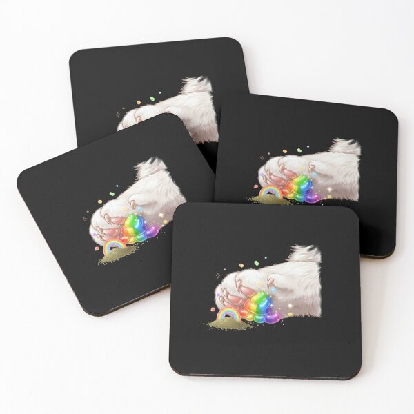 Item preview, Cat Paw Candy Rainbow Illustration designed and sold by AbanoubStore.