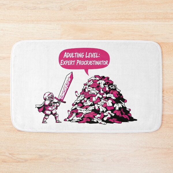 Item preview, Adulting Level Expert Procrastinator Funny Knight designed and sold by XYZ LAB by Jesuperman.