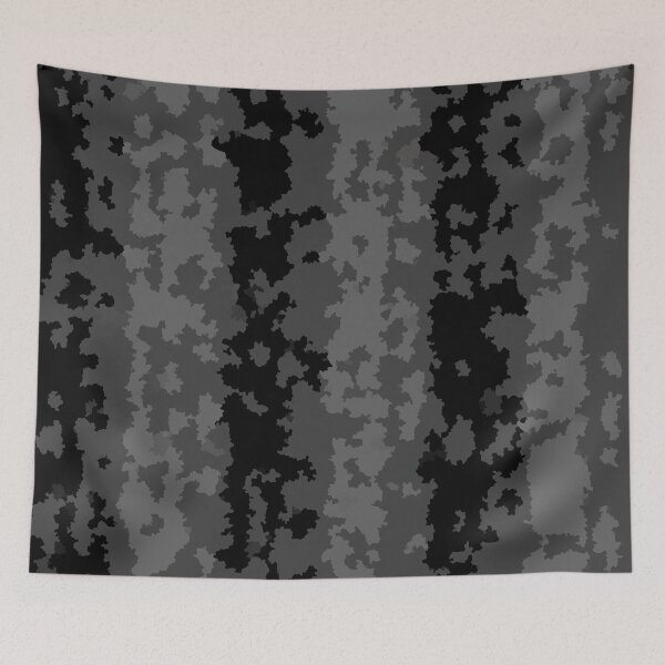 Item preview, Charcoal Black Gary Crystalized Abstract Stripes  designed and sold by PatternTitan.