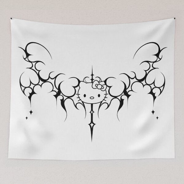 Item preview, Hello tribal cybergoth kitten. Hello kitten. designed and sold by Tribalgothss.