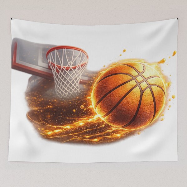 Item preview, Surreal Basketball Slam Art | Dynamic Hoop Sports Design designed and sold by AONLINE  .