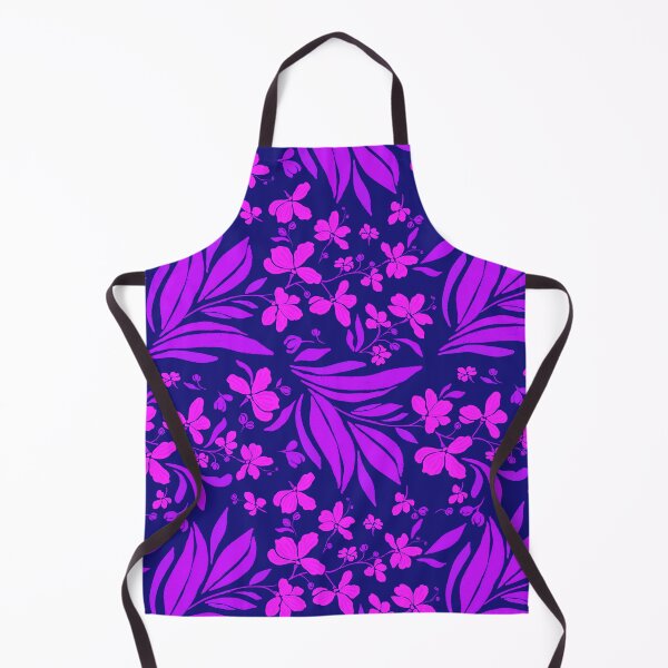 Item preview, Midnight Neon Orchid Garden Pattern designed and sold by AneissPiaf.