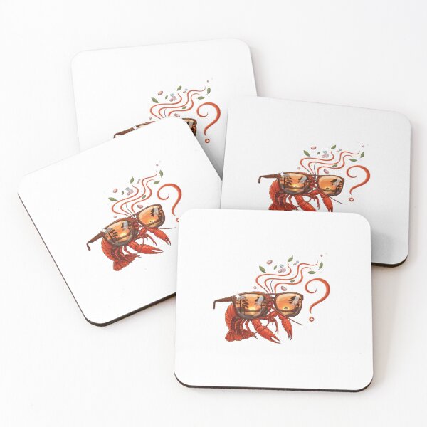 Item preview, Crawfish Sunset Minimal Illustration designed and sold by AbanoubStore.
