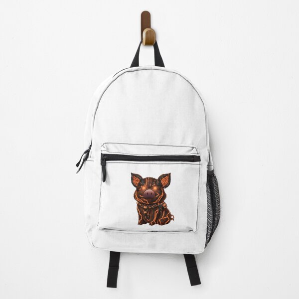 Item preview, Volcanic Magma Piglet - Neon Lava Sci-Fi Cyborg designed and sold by TheDesingLab.