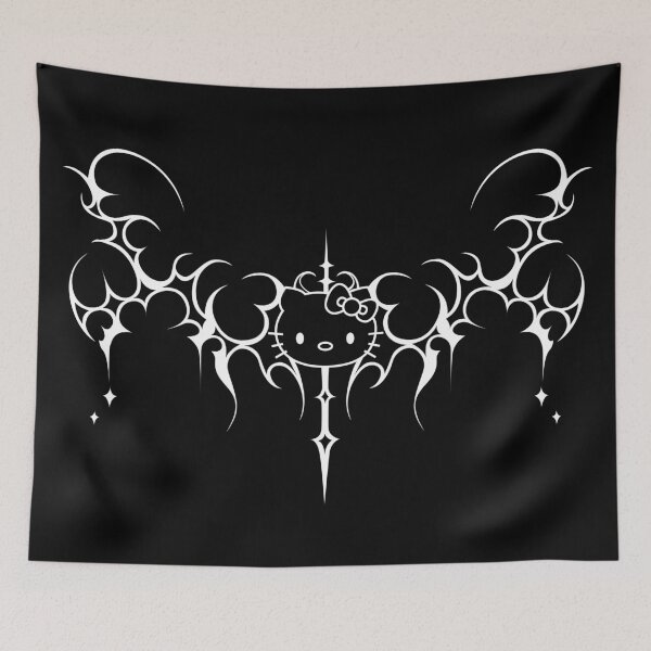 Item preview, Hello tribal cybergoth kitten. Hello kitten. designed and sold by Tribalgothss.