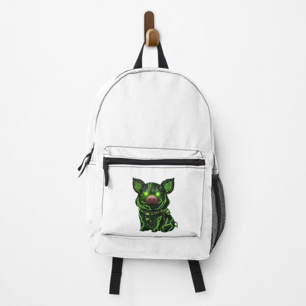 Item preview, Matrix Hacker Green Piglet - Bio-Tech Sci-Fi Cyborg designed and sold by TheDesingLab.